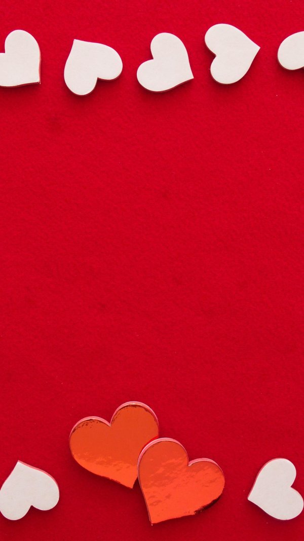 парные обои сердечко