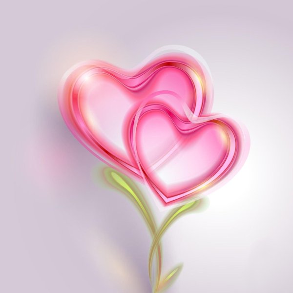 два сердечка