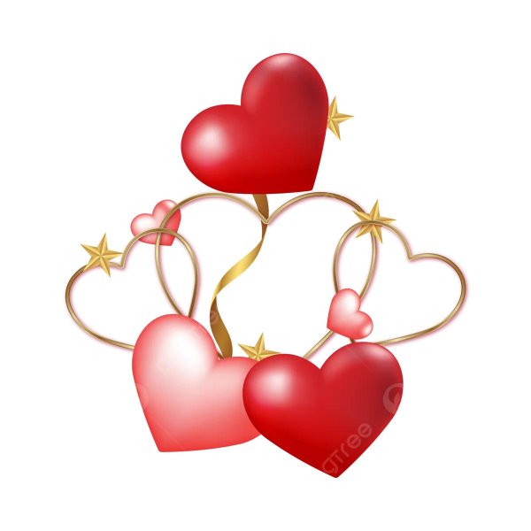 два сердечка