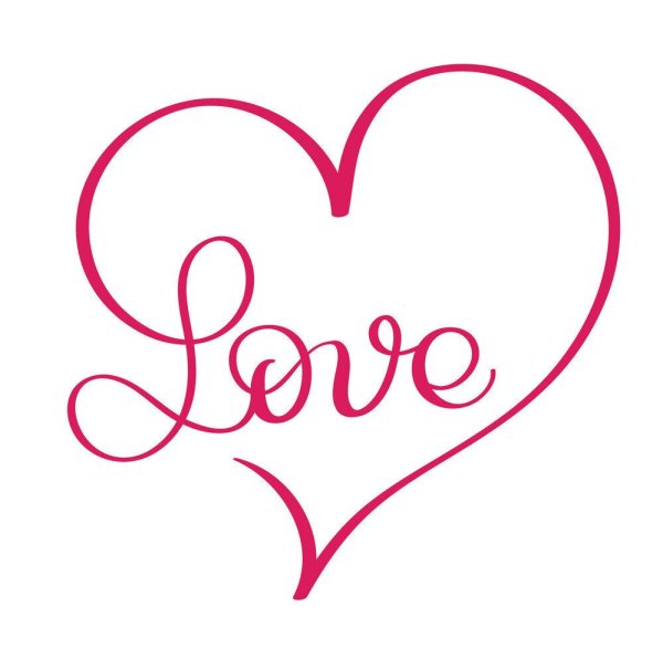 сердце эскиз