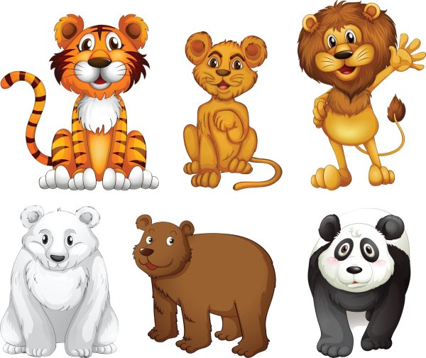 медведь мультяшный