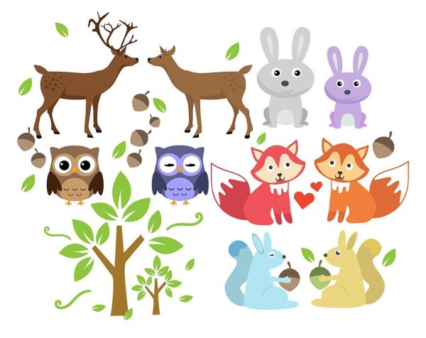 животные лесные