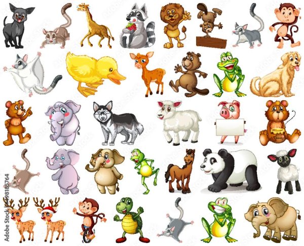 персонажи животные