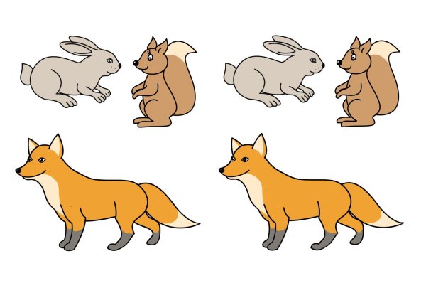 рисунок лисы