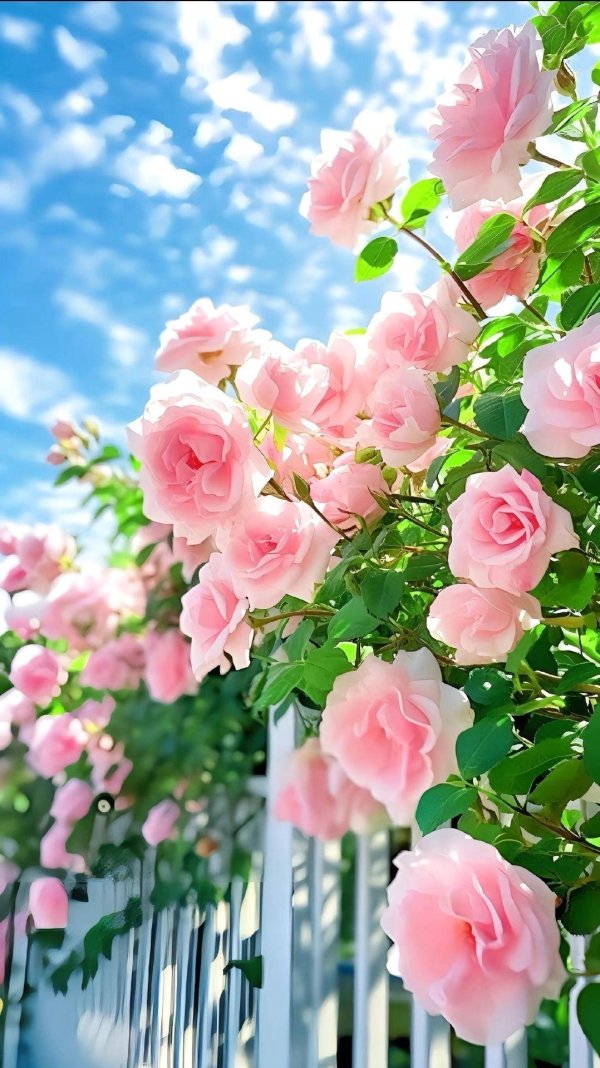 розовая роза