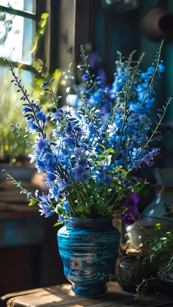 дельфиниум голубой