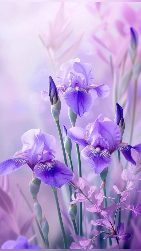 фотообои ирисы