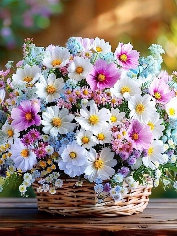 С цветами для вдохновения и хорошего