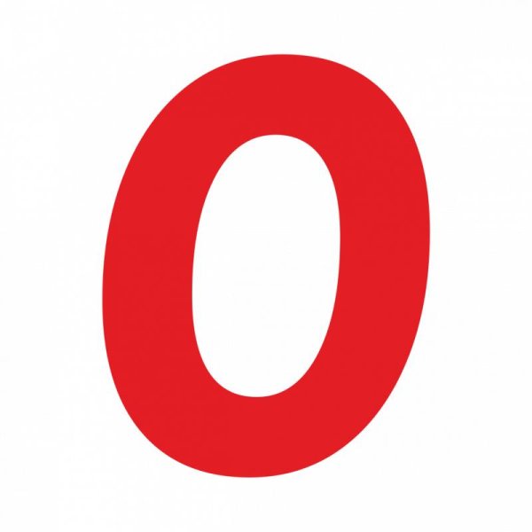 буква о красного цвета