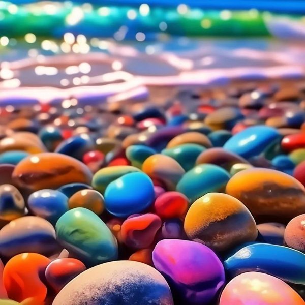 цветные камушки