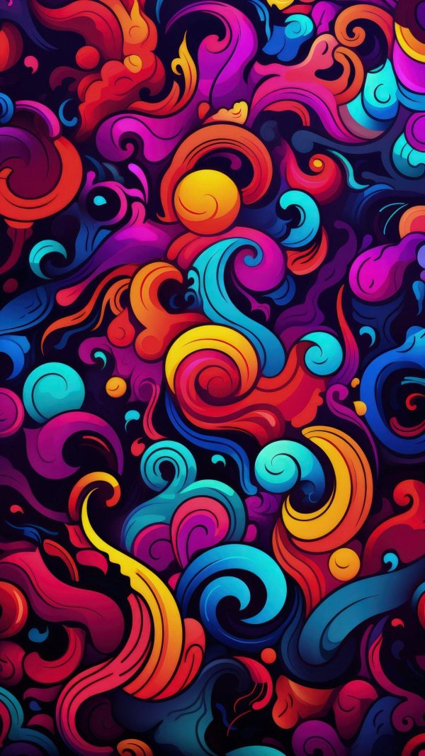 цветные узоры