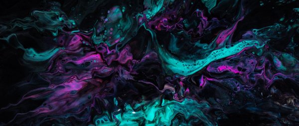 черно бирюзовый фон