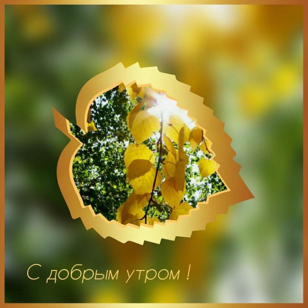 добрейшего осеннего утра