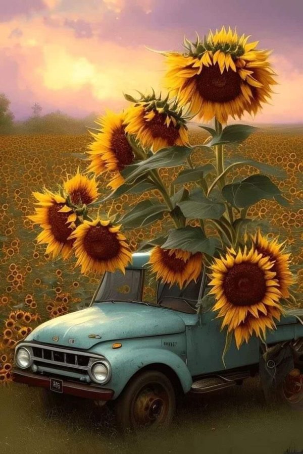 sunflower art