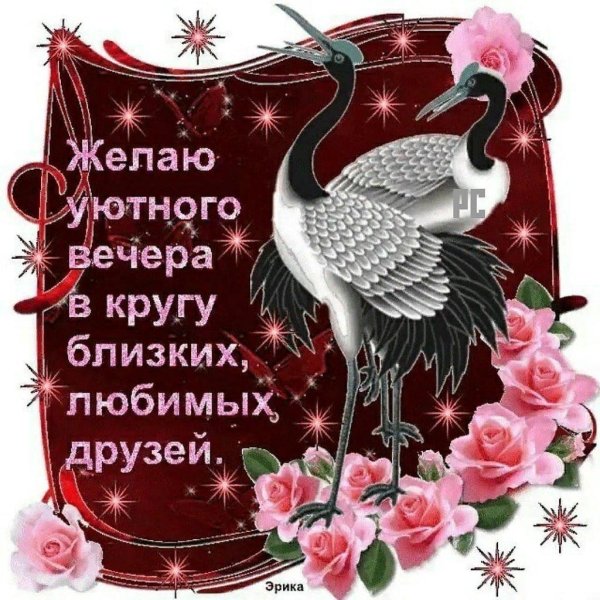 приветствие с добрым вечером