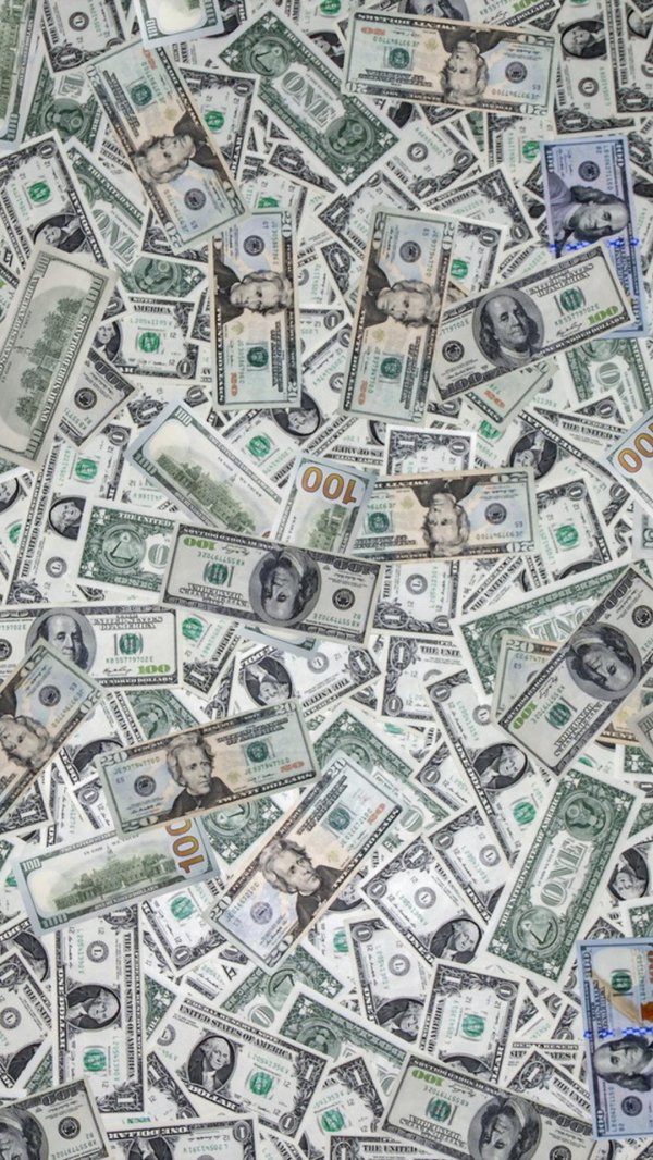 фон с долларами