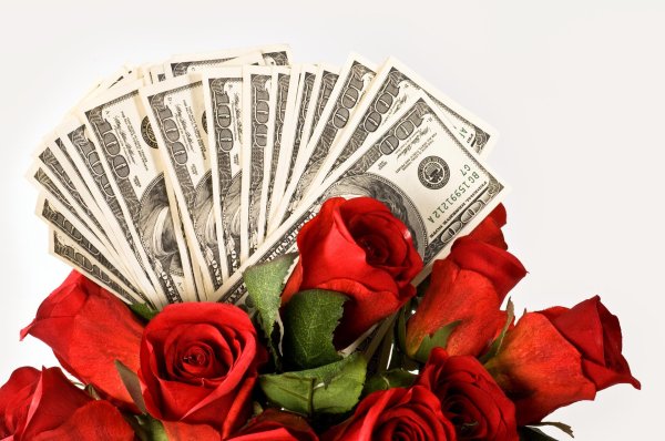 букет долларов