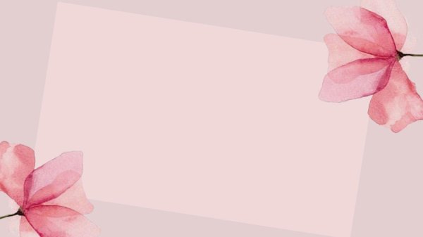 акварельные цветы