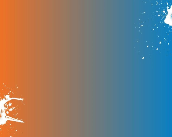 сине оранжевый градиент