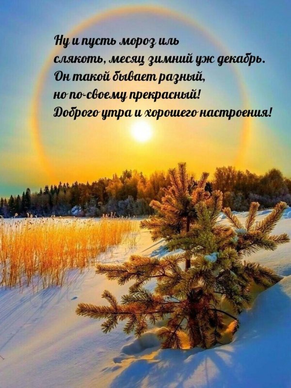 зимняя радуга гало