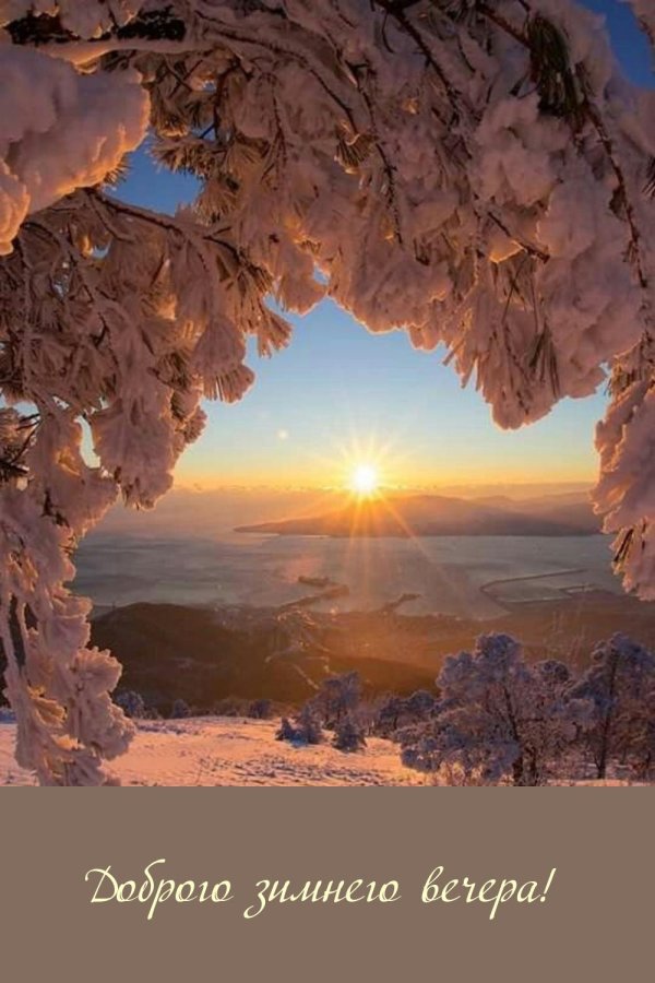 зимний рассвет