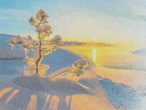 Зимний солнечный день