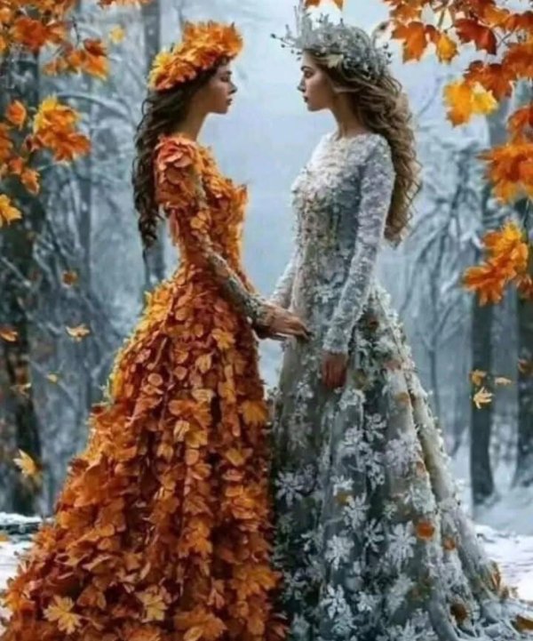 платье осени