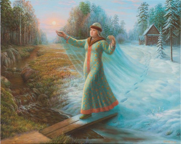 картина снегурочка