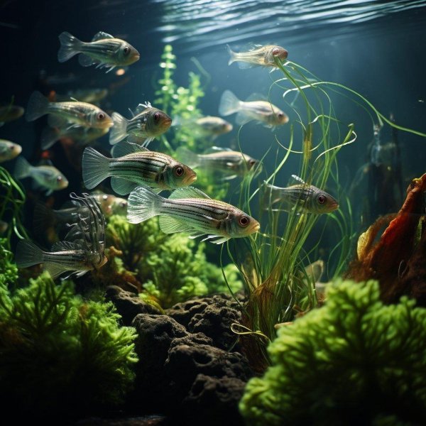 барбус радужный нотропис лютренсис