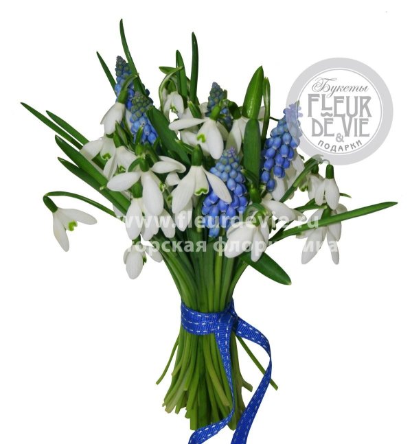 весенний букет первоцветов