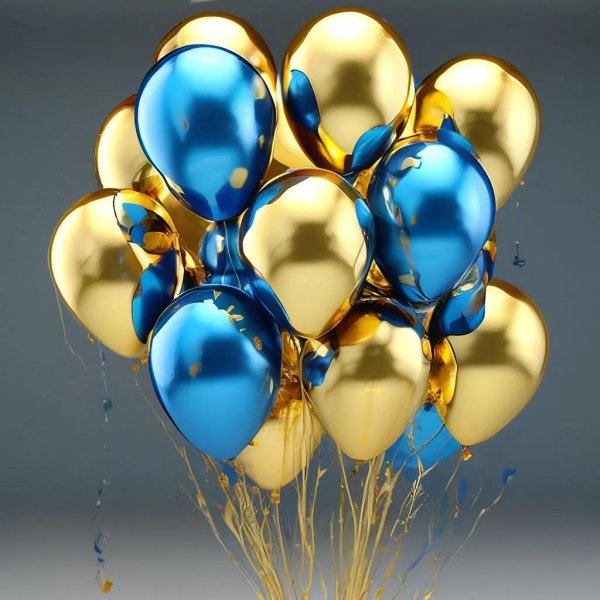 шар золото хром