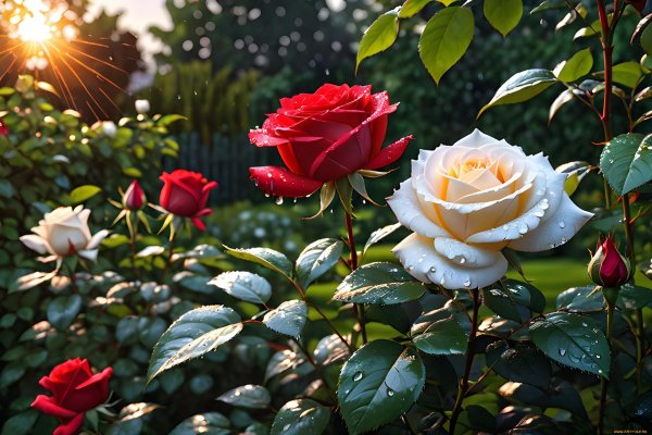 роза красивая