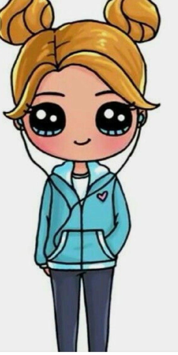 кавайные рисунки девочки