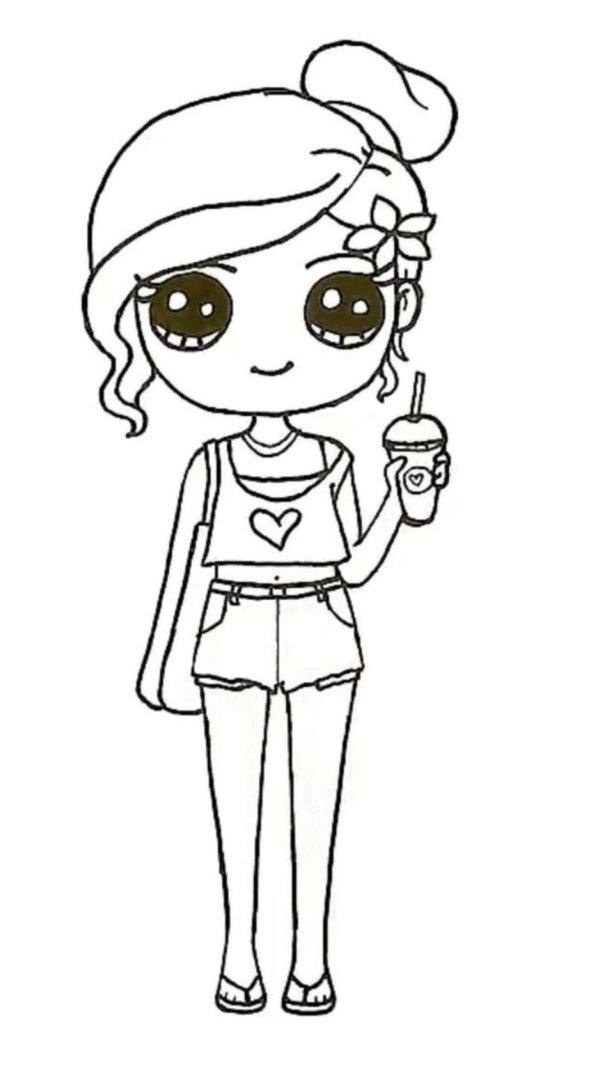 раскраска девочек