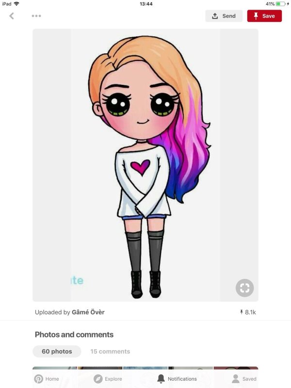 девочка рисунок для срисовки