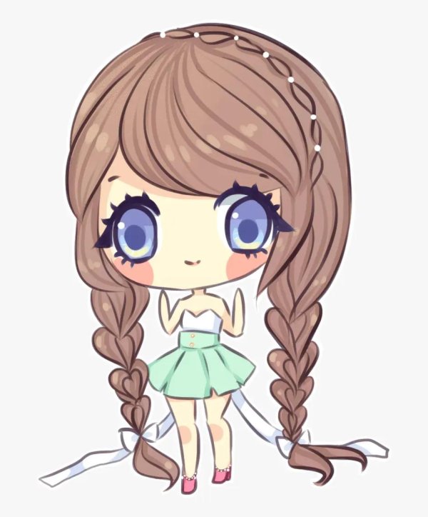 чиби прически