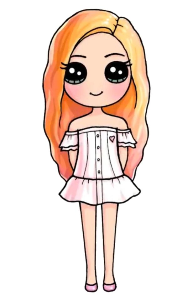 кавайные рисунки девочки