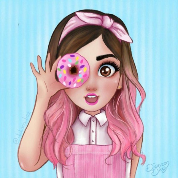 девушка иллюстрация