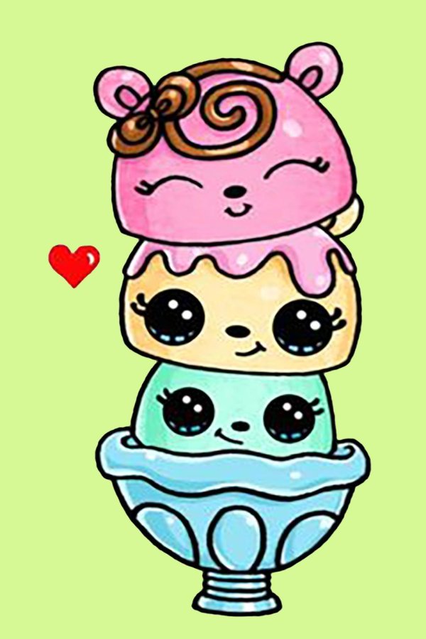 милая еда для срисовки