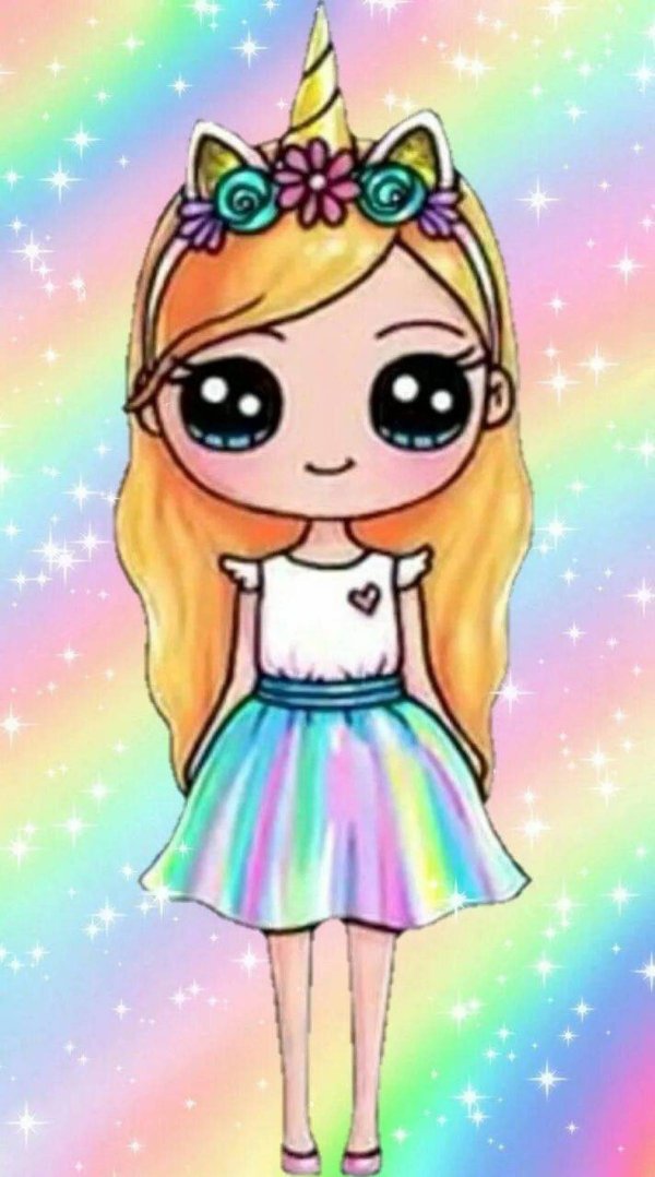 милые рисунки девочки легко