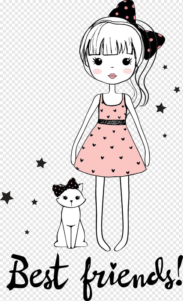 рисунка девочка