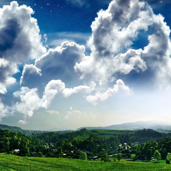 пейзаж неба