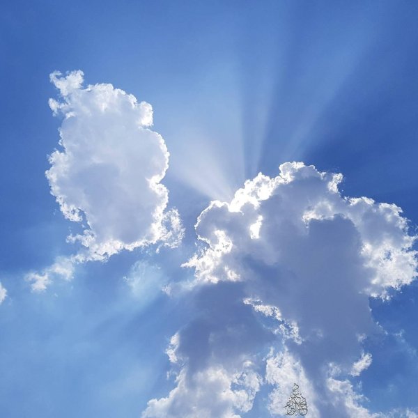 небо солнце облака