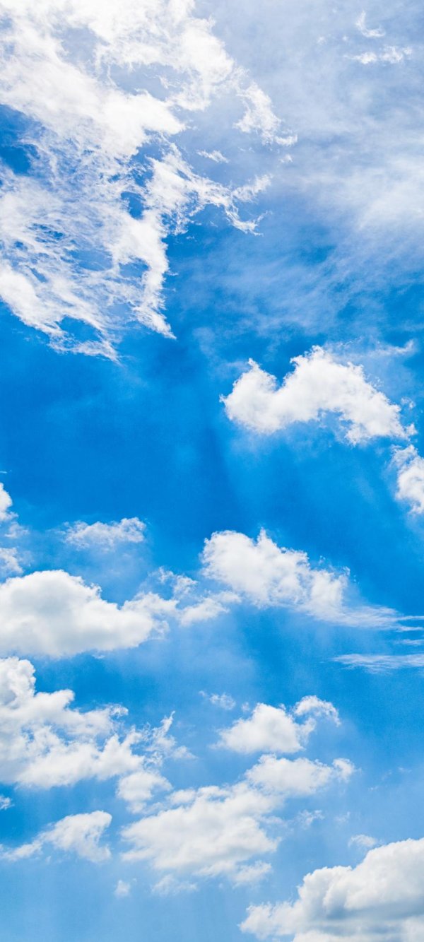 голубое небо