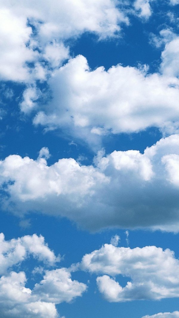 фон голубой облака