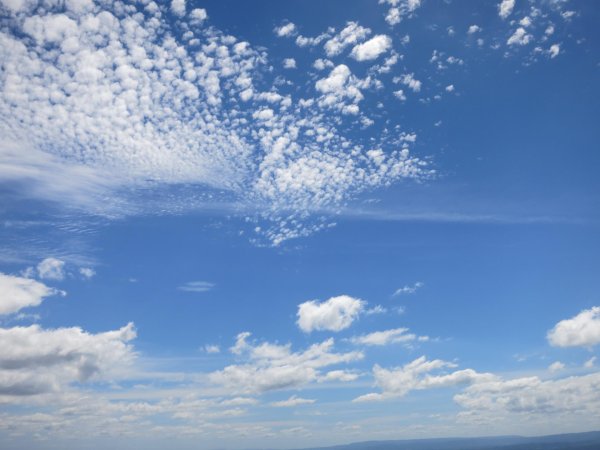 облака на голубом небе