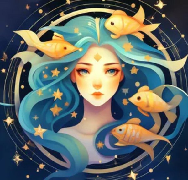 девушка рыба