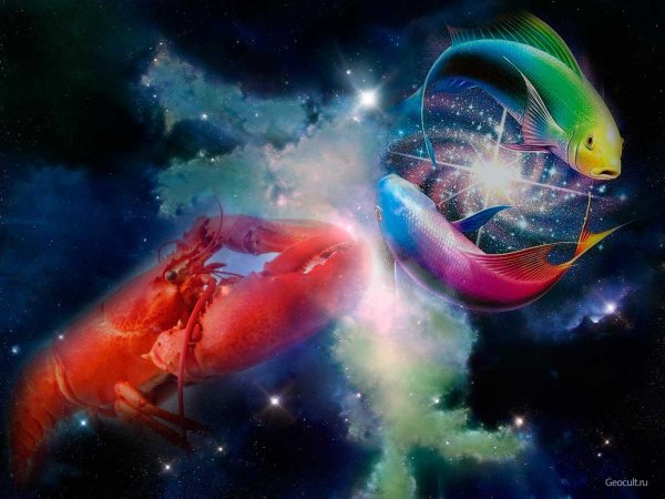 скорпион и рыбы