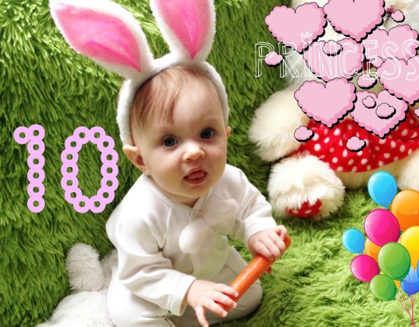 10 месяцев открытка