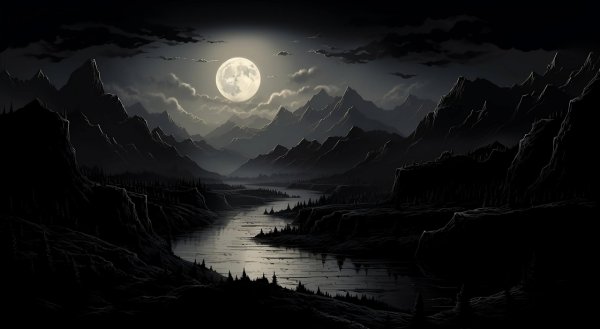 пейзаж ночи